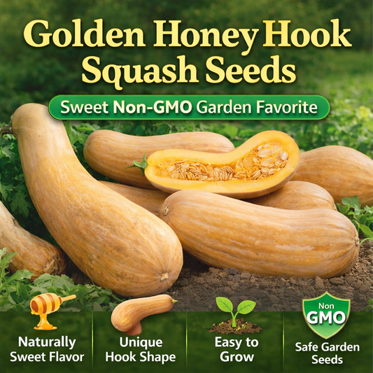 Butternut Squash Seeds Non-GMO Sweet High Yield Garden Favorite