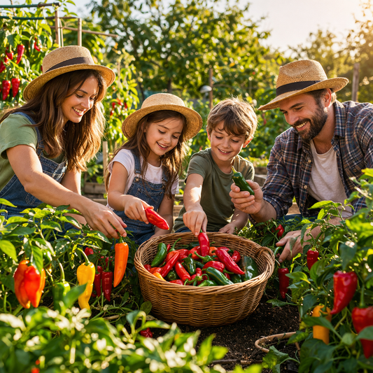 700+ Hot Pepper Seeds Variety Pack Non-GMO Spicy Chili Garden Kit