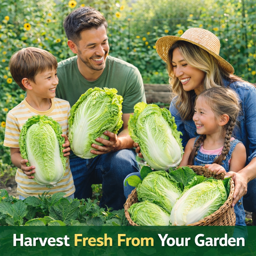 Chinese Cabbage Seeds 200+ Non-GMO Crisp Sweet Easy Grow