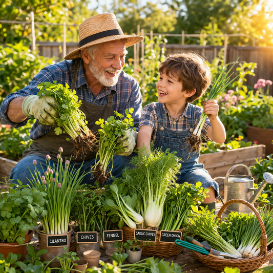 1000+ Herb Garden Seeds Variety Pack Cilantro Chives Fennel Onion Mix