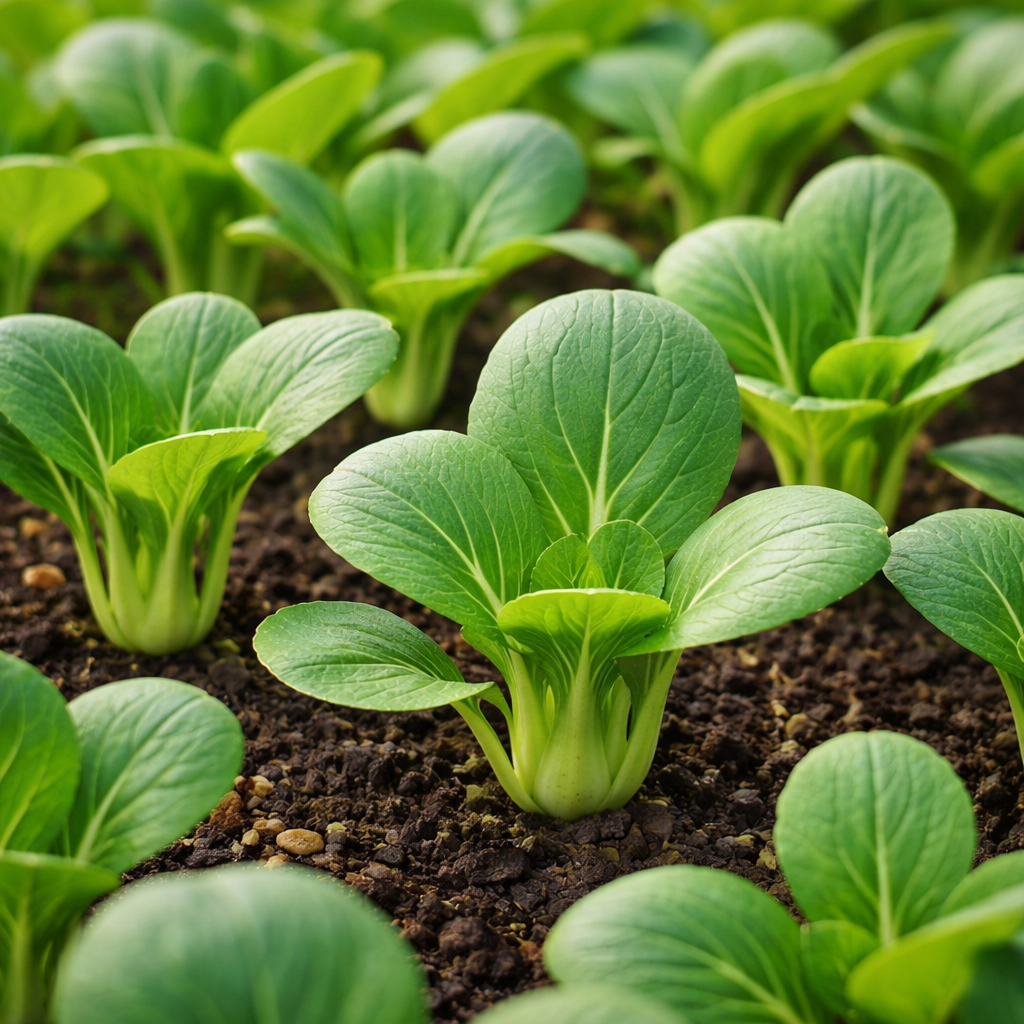 Sweet Emerald Baby Bok Choy – Fast Growing Non-GMO Seeds