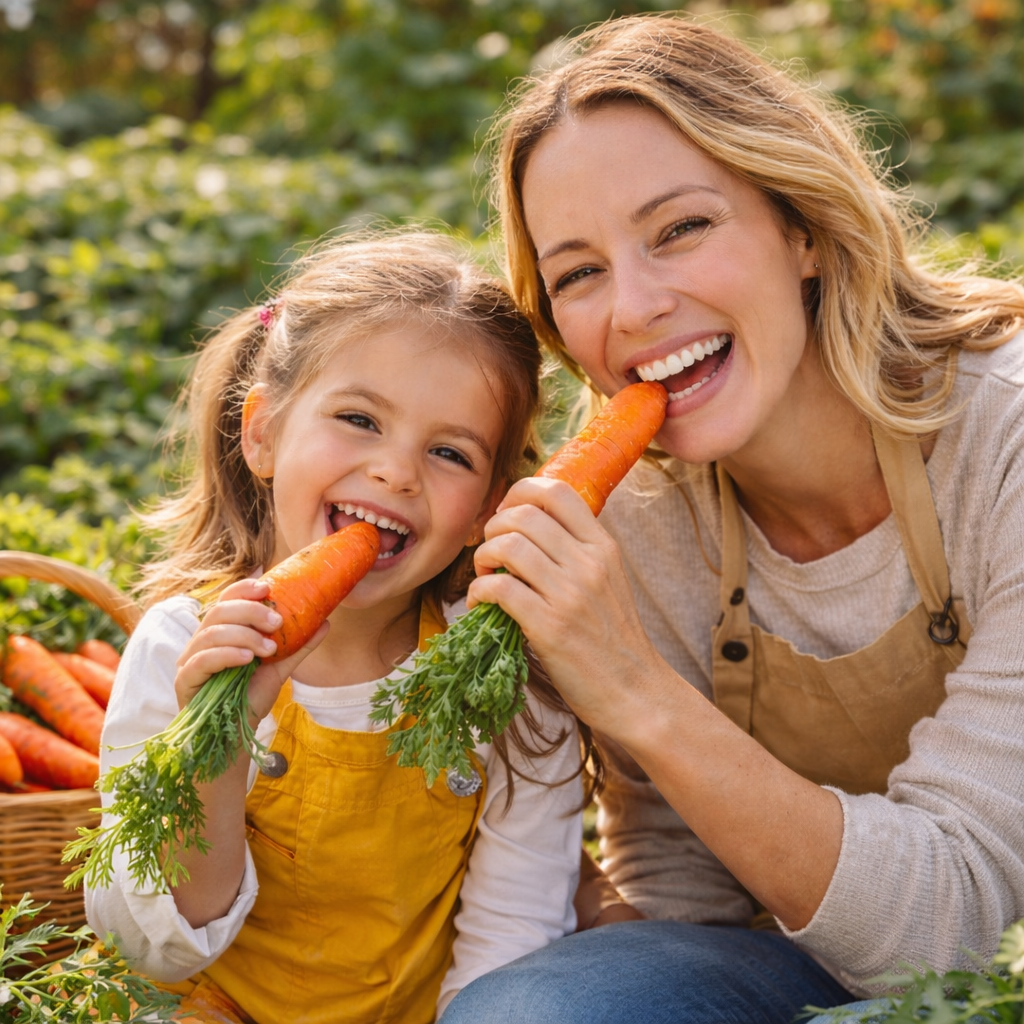 NutriSweet Carrot Seeds – Non-GMO Sweet Garden Carrots 1000+ Seeds